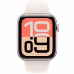 Apple Watch SE 3 GPS + Cellular 44mm Starlight Aluminium Case with Starlight Sport Band - M/L - Image 2