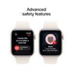 Apple Watch SE 3 GPS + Cellular 44mm Starlight Aluminium Case with Starlight Sport Band - M/L - Image 6