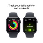 Apple Watch SE 3 GPS 40mm Midnight Aluminium Case with Midnight Sport Band - S/M - Image 3