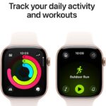 Apple Watch Series 11 GPS + Cellular 42mm Rose Gold Aluminium Case with Light Blush Sport Band - S/M - Image 7