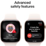 Apple Watch Series 11 GPS + Cellular 42mm Rose Gold Aluminium Case with Light Blush Sport Band - S/M - Image 4