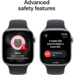 Apple Watch Series 11 GPS 42mm Space Grey Aluminium Case with Black Sport Band - S/M - Image 5