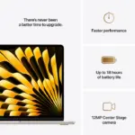 Apple 13-inch MacBook Air Apple M4 chip with 10-core CPU and 10-core GPU, 512GB, 16GB Ram - Starlight - Image 6